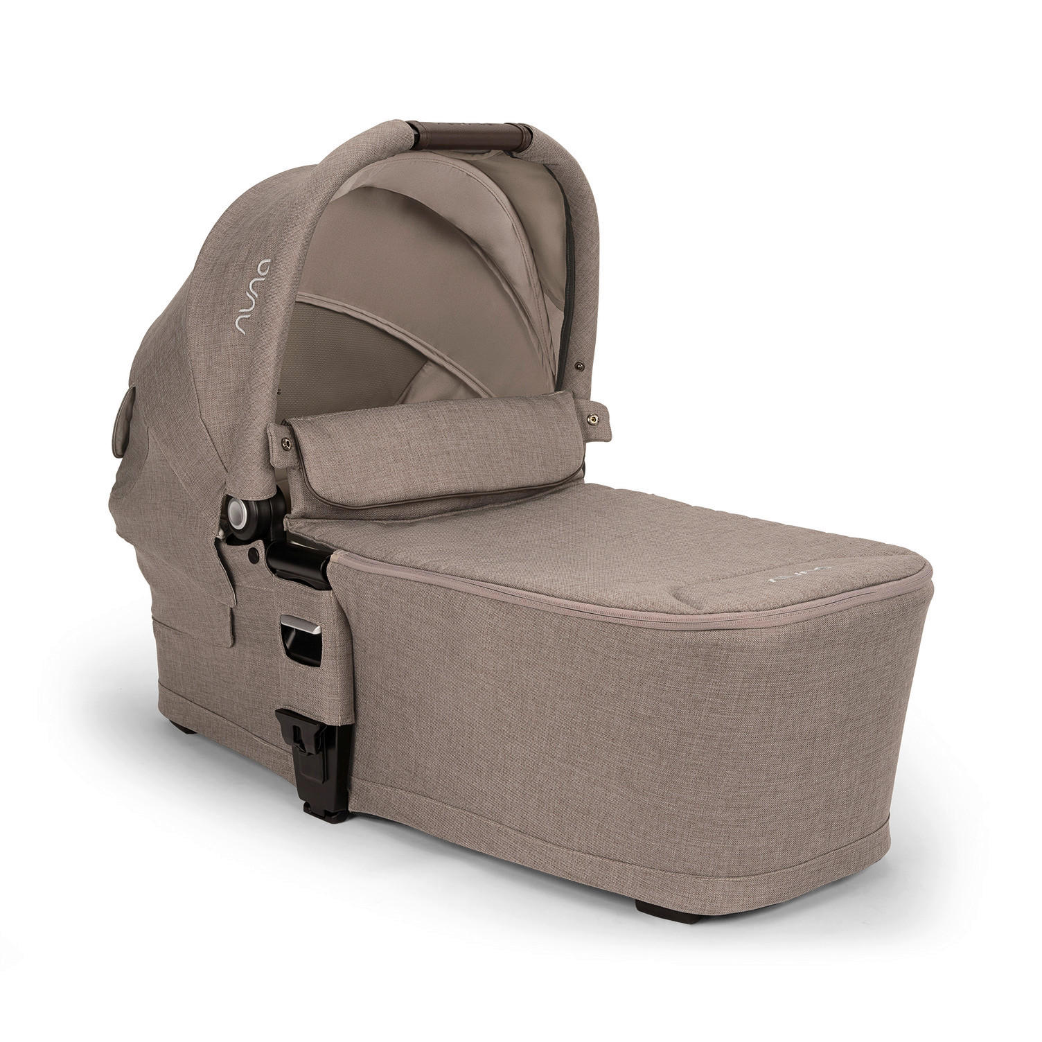 LIEGEWANNE Mixx Next  - Graubraun/Haselnussfarben, Basics, Textil (43/63/90,5cm) - Nuna