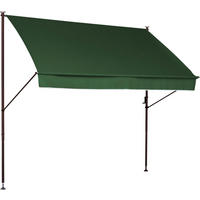 MARKISE - Dunkelgrün/Braun, Basics, Textil/Metall (200/225-275/150cm) - Boxxx