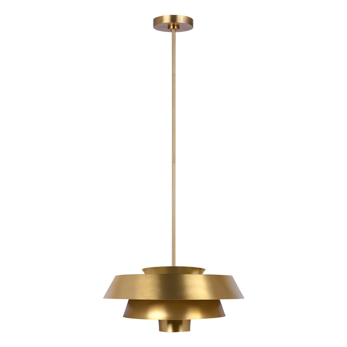 HÄNGELEUCHTE Elstead Brisbin 45.7/39.7  cm   - Messingfarben, Design, Metall (45.7/39.7 cm) - Elstead Lighting