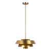 HÄNGLAMPA Elstead Brisbin 45.7/39.7  cm  - mässingsfärgad, Design, metall (45.7/39.7 cm) - Elstead Lighting