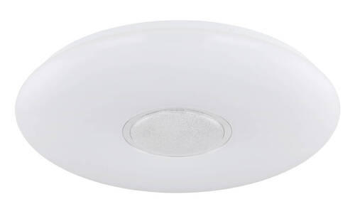 LED-DECKENLEUCHTE 48,5/7,2 cm   - Klar/Opal, Design, Glas/Kunststoff (48,5/7,2cm) - Globo