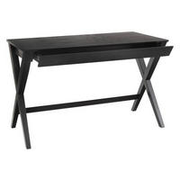 SCHREIBTISCH 120/60/75 cm  in Schwarz  - Schwarz, Trend, Holz/Holzwerkstoff (120/60/75cm) - MID.YOU