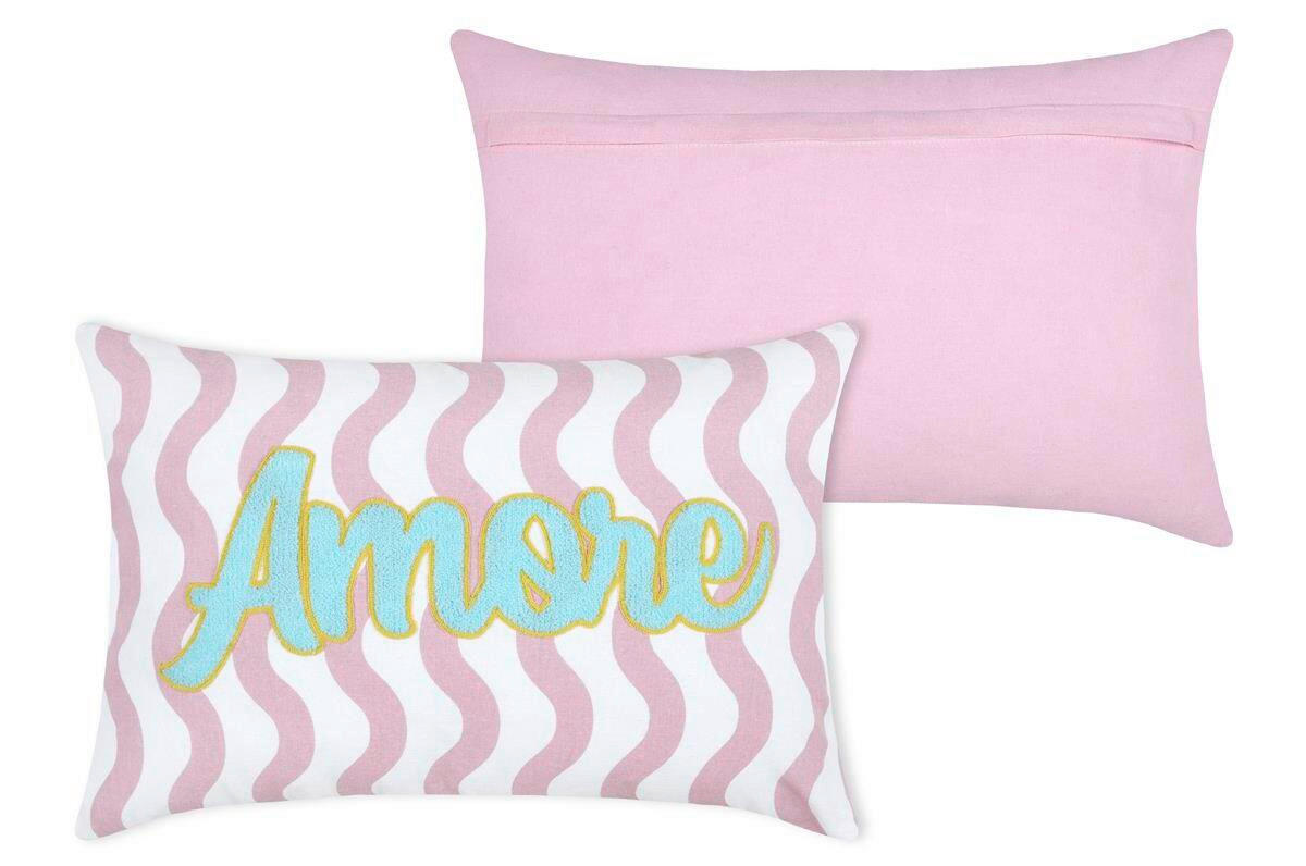 OKRASNA BLAZINA  COOL VIBES    40/60 cm         - roza, Design, tekstil (40/60cm) - Esposa