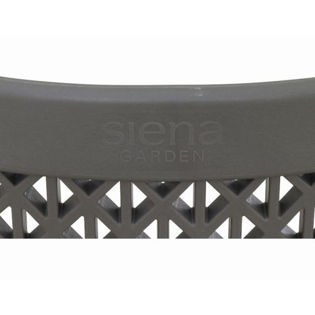 Thumbnail - Siena Garden Gartenstuhl District, Grau, Kunststoff, Rundrohr, 60x81x50 cm, Typenauswahl, UV-beständig, wetterbeständig,...