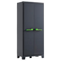 GERÄTESCHRANK 80/182/44 cm  - Anthrazit/Grau, Design, Kunststoff (80/182/44cm) - Keter
