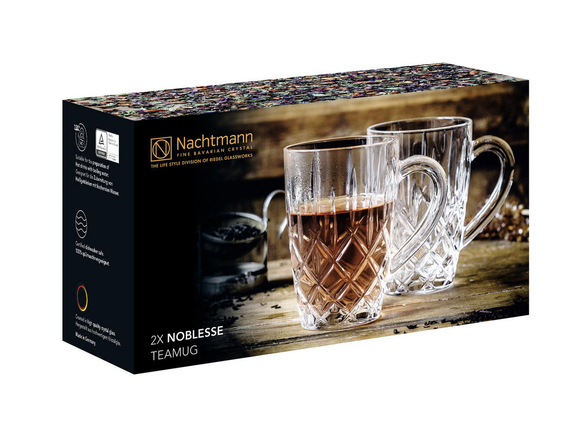 TEEGLAS NOBLESSE  2-teilig  - Design, Glas (347ml) - Nachtmann