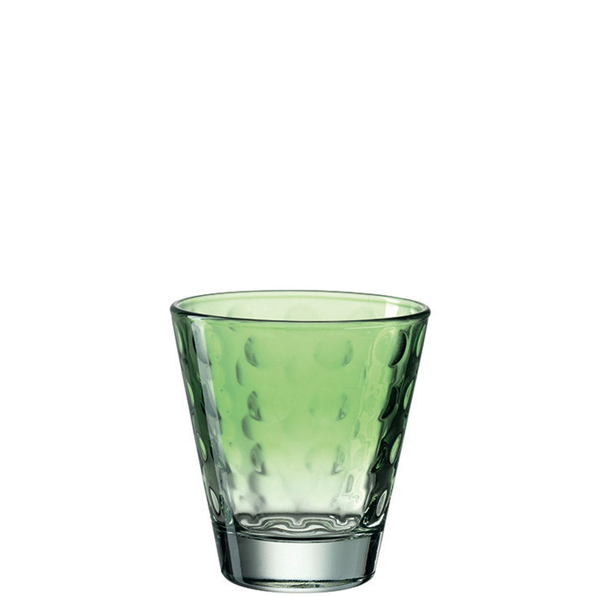 WHISKY-GLÄSERSET 215,00 ml 6-teilig  - Hellgrün, Design, Glas (8,50/9,00/8,50cm) - Leonardo