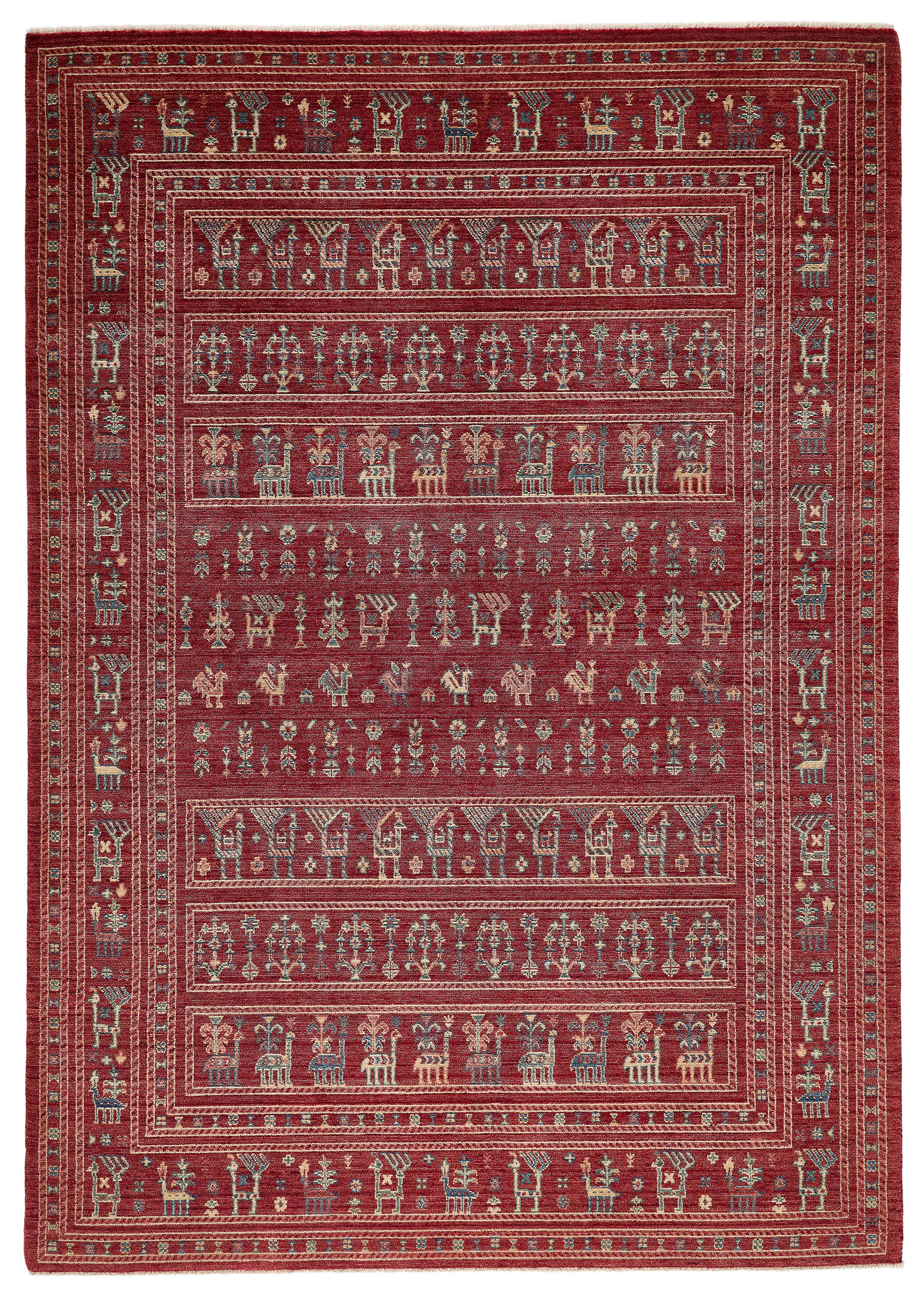 ORIENTTEPPICH 170/240 cm Rot  - Rot, Design, Textil (170/240cm) - Cazaris