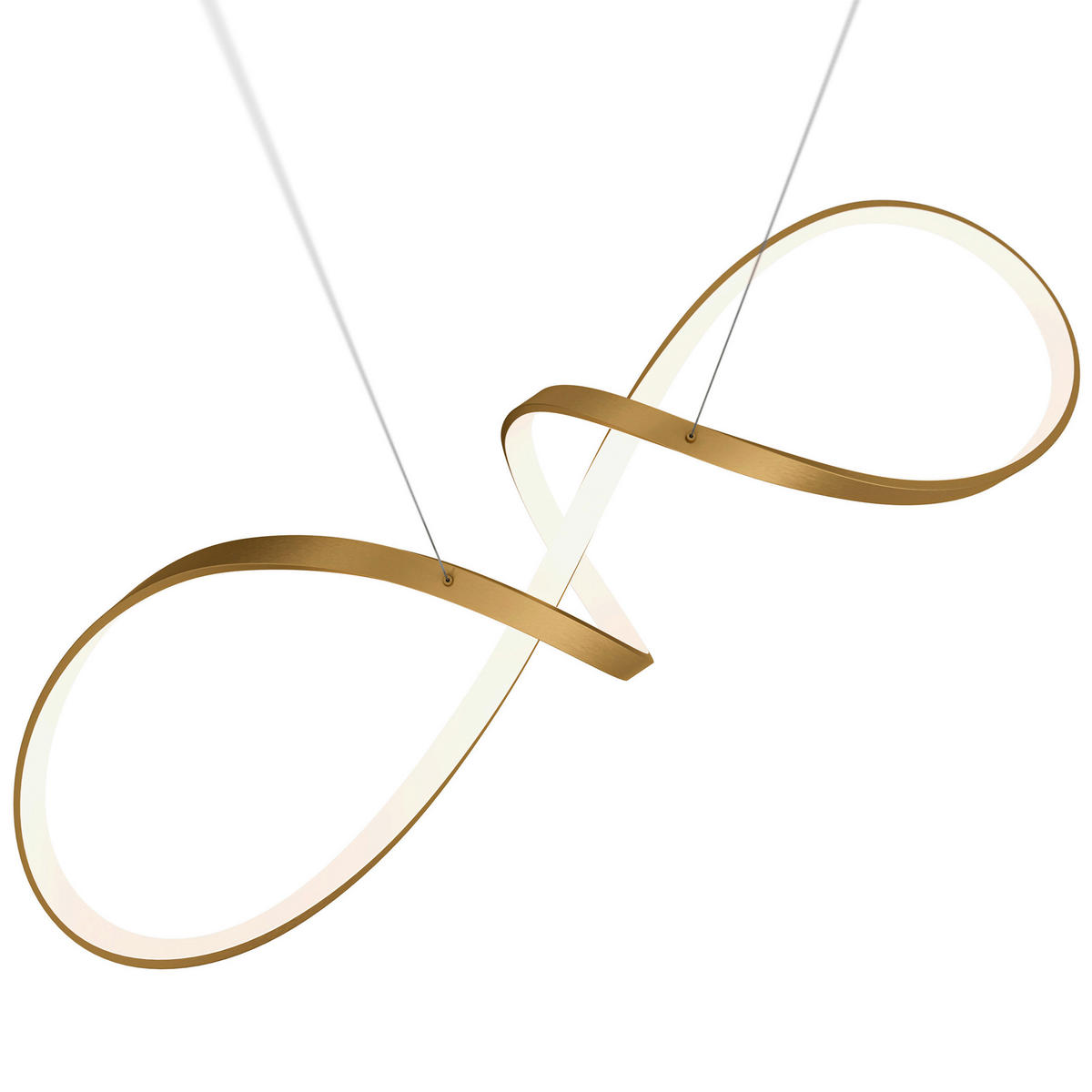 PENDELLEUCHTE  23/29/93 cm   - Goldfarben, Trend, Metall (23/29/93cm) - MAYTONI