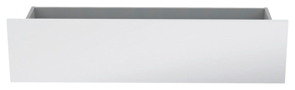 SCHUBLADE 91/22/37 cm Weiß Hochglanz  - Weiß Hochglanz, KONVENTIONELL, Holzwerkstoff (91/22/37cm) - Hom`in