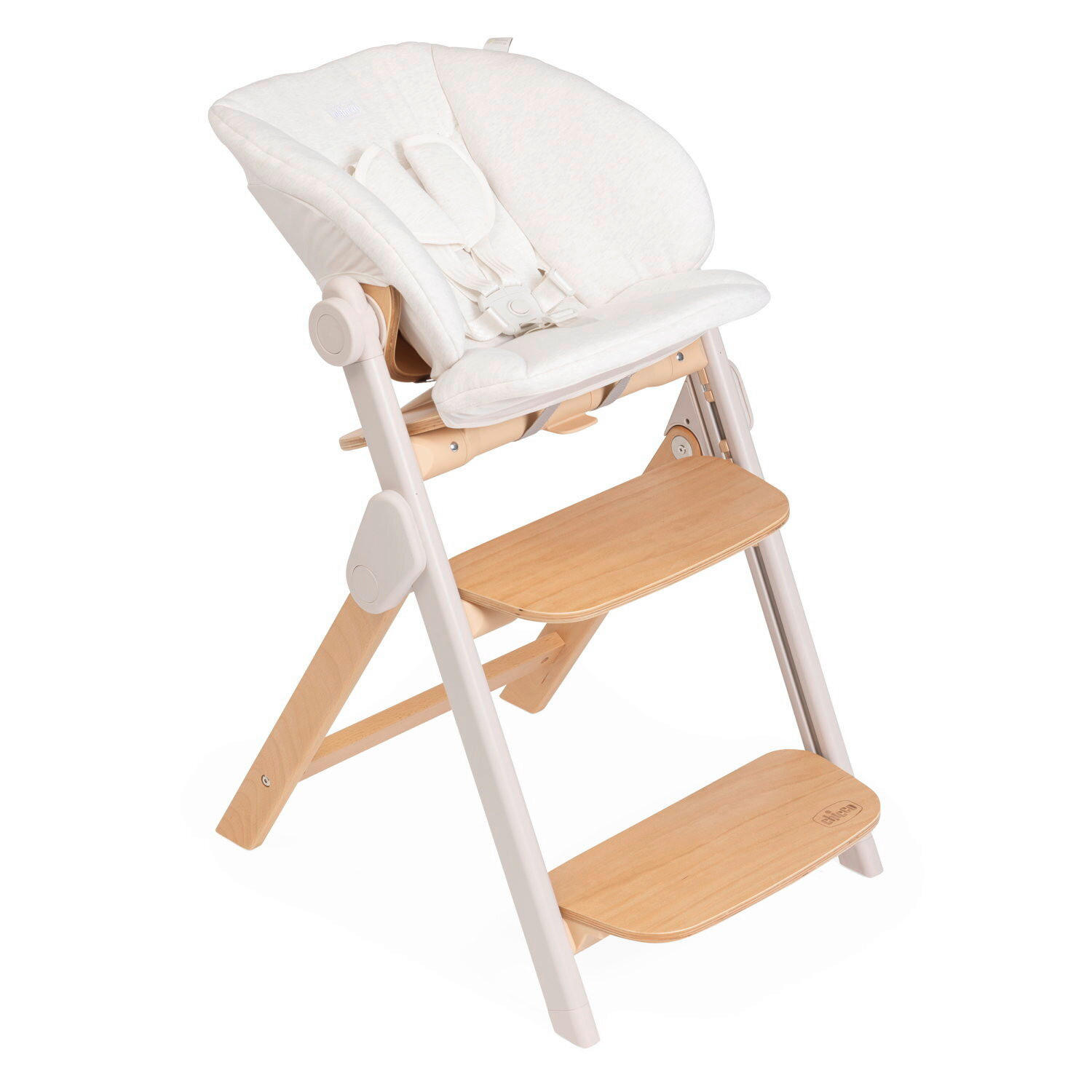 HOCHSTUHL Meraviglia Buchefarben, Hellgrau Fossil/Buche - Buchefarben/Hellgrau, Basics, Holz/Kunststoff (44/63-83/55cm) - Chicco
