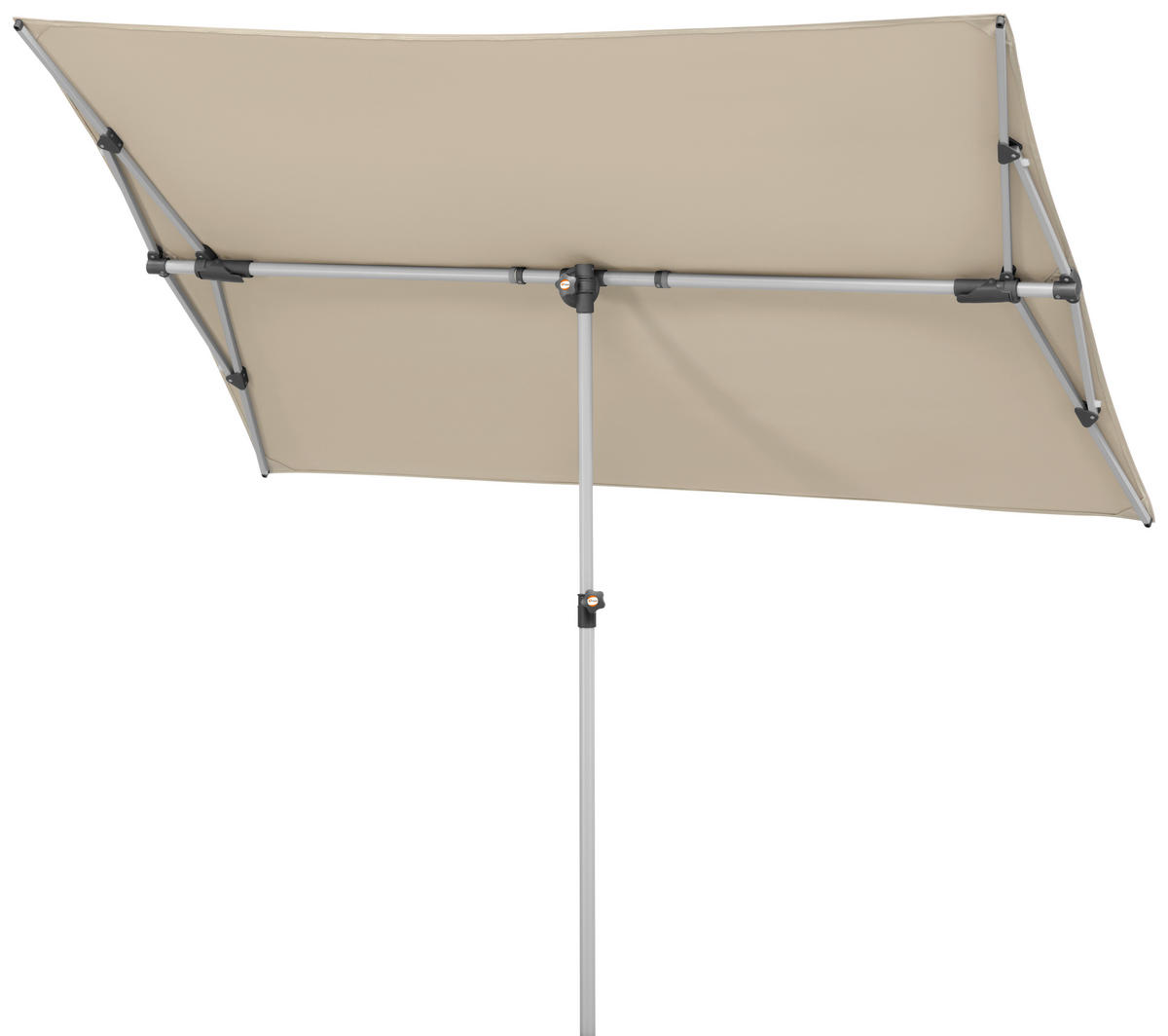 AMPELSCHIRM   - Anthrazit/Naturfarben, Basics, Textil/Metall (190/188/140cm) - Schneider