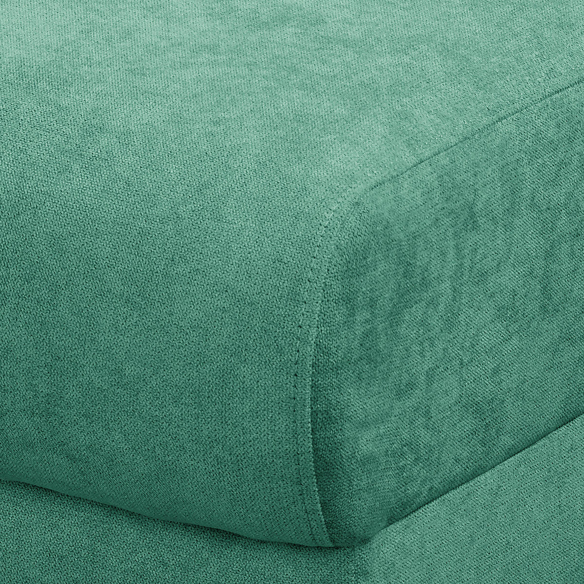 ECKSOFA Beata Mintgrün Mikrofaser  - Wengefarben/Mintgrün, Design, Holz/Textil (150/230cm) - Livetastic