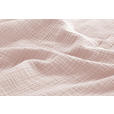 WENDEBETTWÄSCHE Musselin 140/200 cm  - Hellrosa, Basics, Textil (140/200cm) - Novel