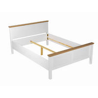 KREVET  215/94/130 cm    bijela, hrast Artisan  - bijela/hrast Artisan, Moderno, drvni materijal/drvo (215/94/130cm) - Landscape