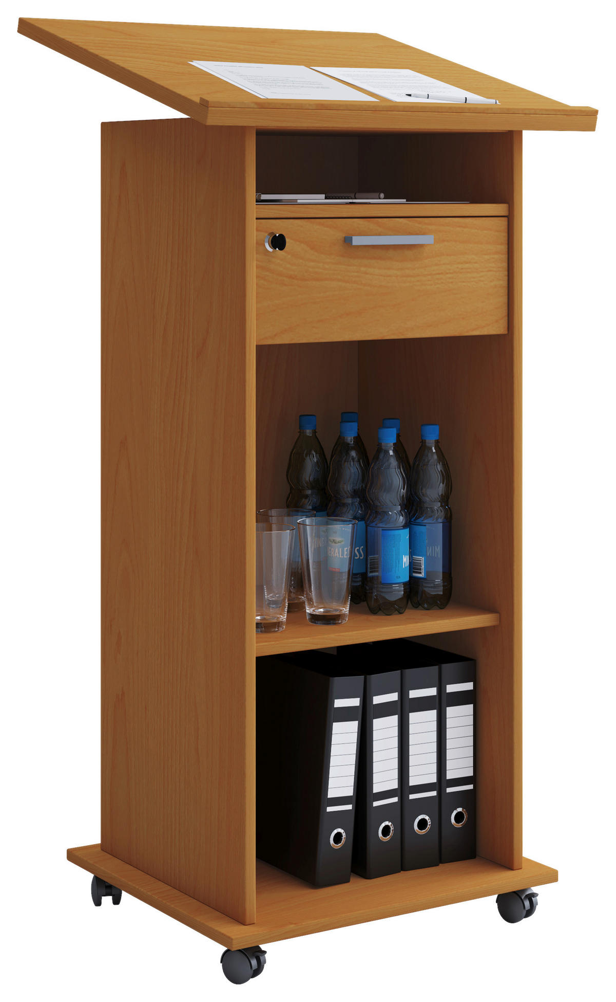 STEHPULT 60/50/120 cm  - Buchefarben, Basics, Holzwerkstoff (60/50/120cm) - MID.YOU