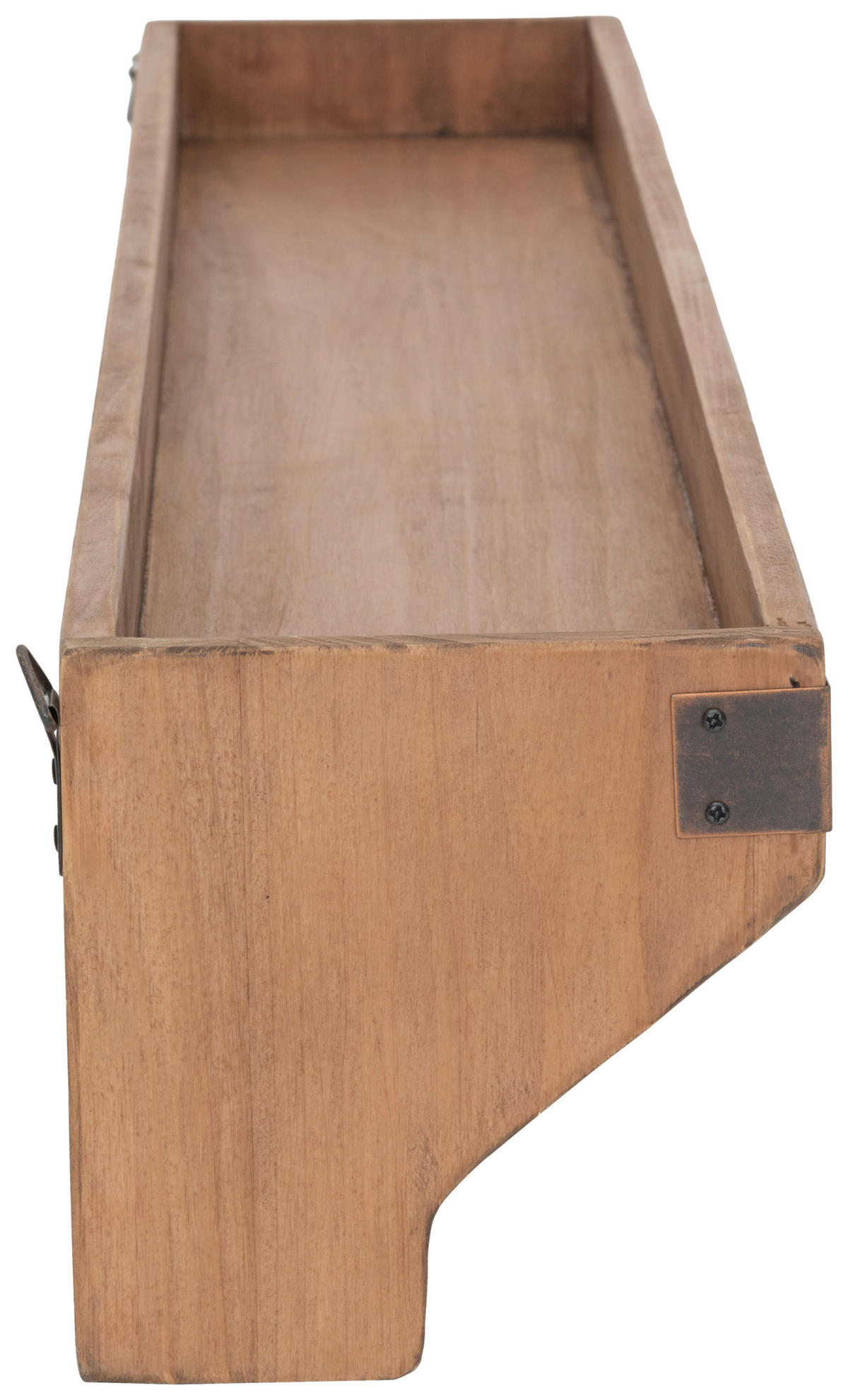 GARDEROBENLEISTE  in Tanne massiv  - LIFESTYLE, Holz/Metall (80/13/14cm) - Livetastic