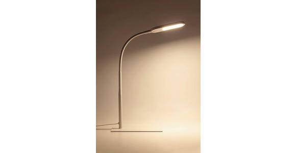 LED-TISCHLEUCHTE 37,5/15/43,5 cm - Weiß, Basics, Kunststoff/Metall (37,5/15/43,5cm) - Novel