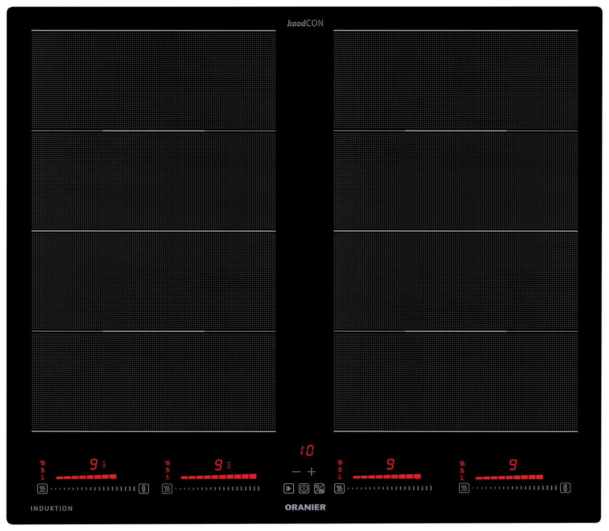 INDUKTIONSKOCHFELD FLI660  - Schwarz, Basics, Glas (55,0/52,0/5,5cm) - Oranier