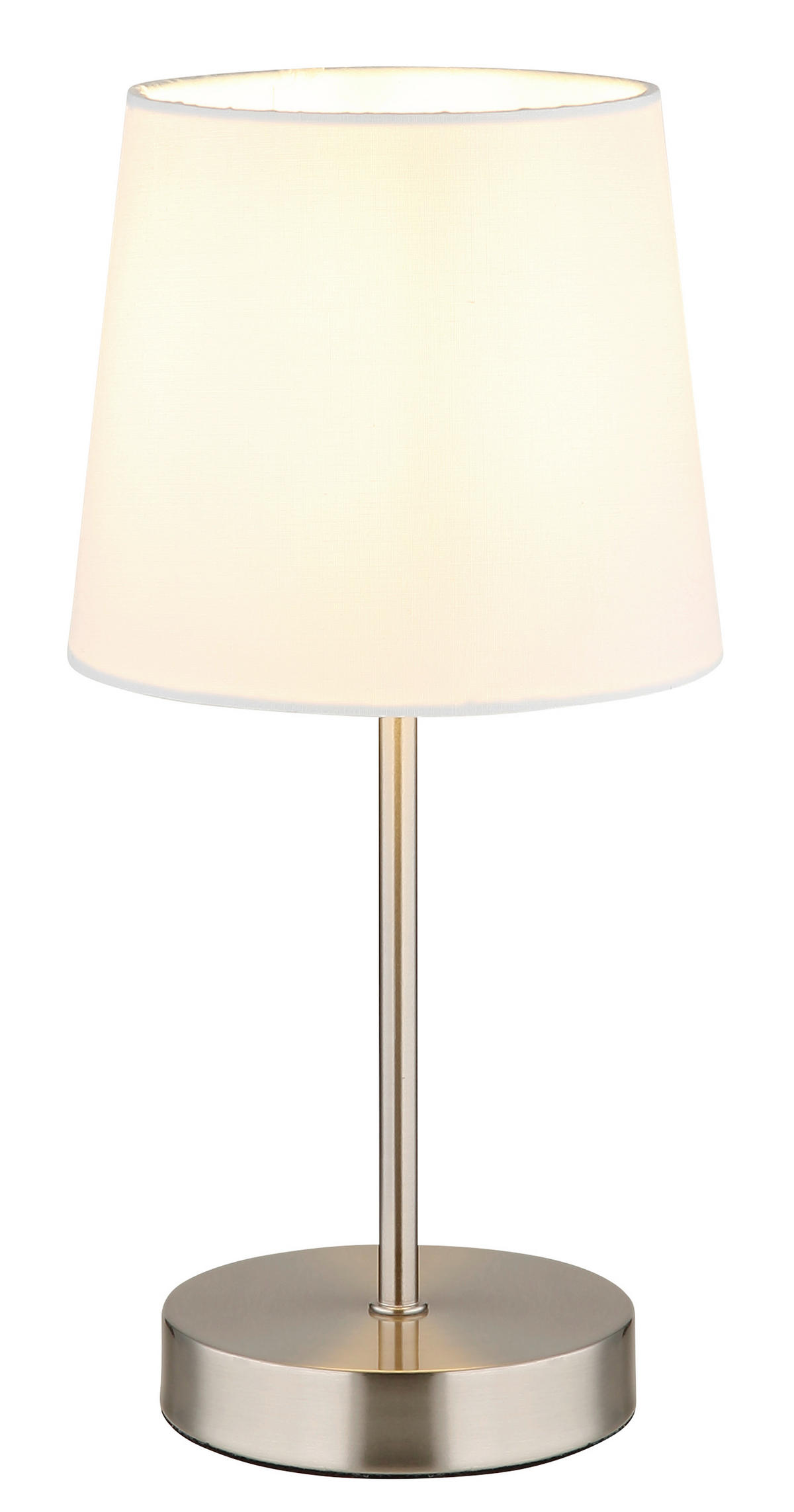 TISCHLEUCHTE Joris 15/32 cm  - Schwarz/Weiß, Design, Kunststoff/Textil (15/32cm) - Globo