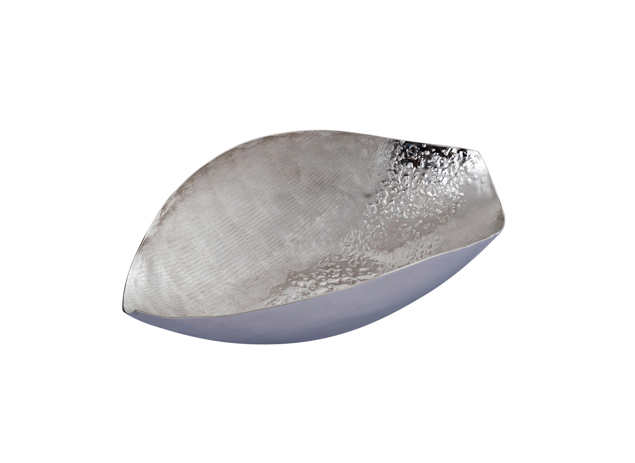 DEKOSCHALE - Nickelfarben, Design, Metall (30/20/7cm) - Ambia Home