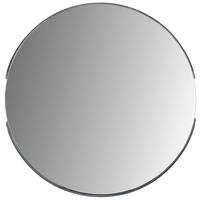 WANDSPIEGEL Nickelfarben  - Nickelfarben, Trend, Glas/Metall (40/40/3,5cm) - Carryhome