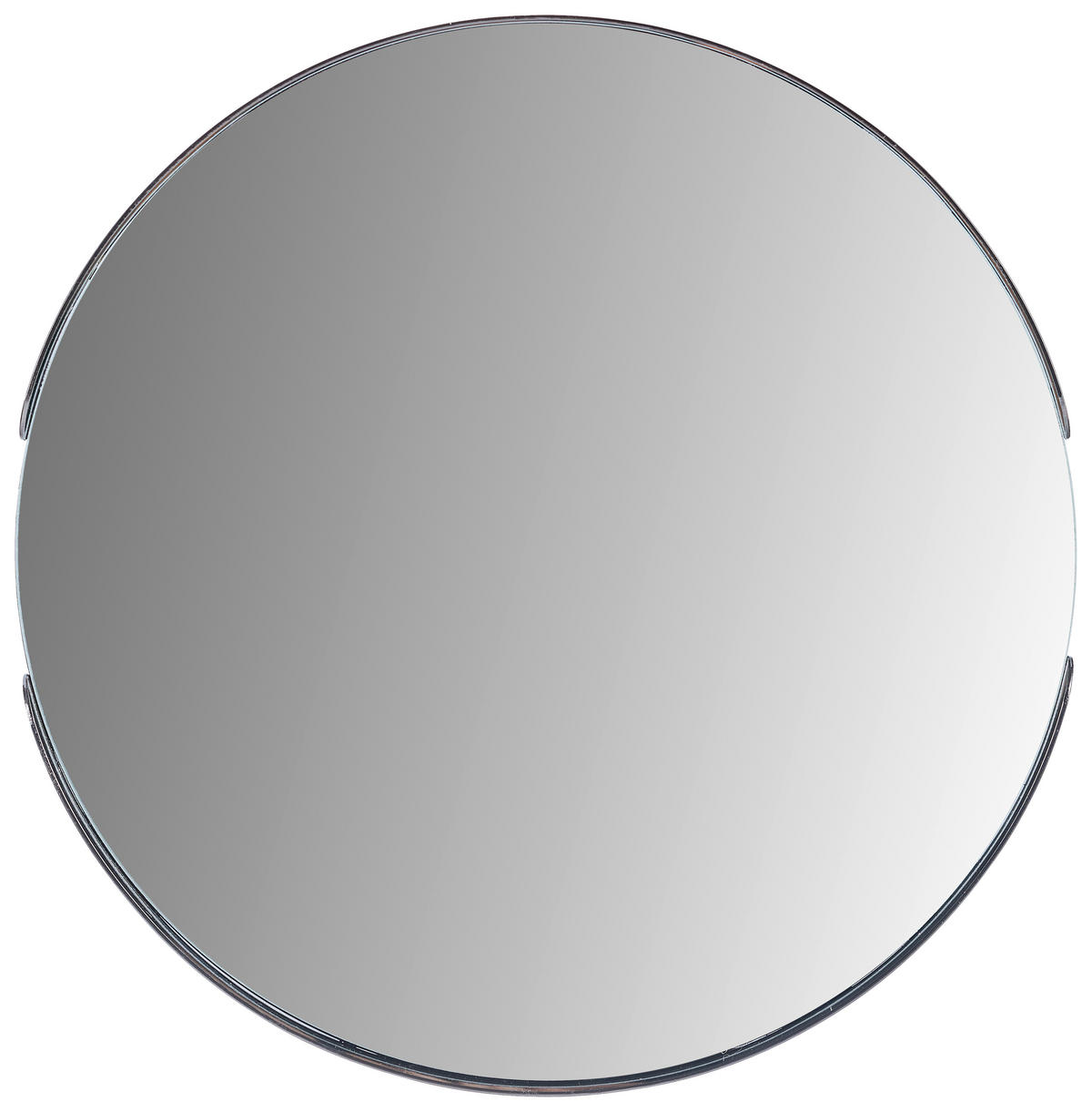 WANDSPIEGEL Nickelfarben  - Nickelfarben, Trend, Glas/Metall (40/40/3,5cm) - Carryhome