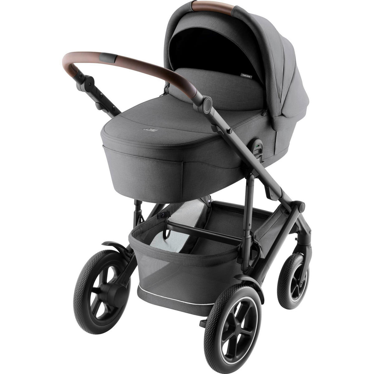 LIEGEWANNE Smile 5Z  - Grau, Basics, Textil/Metall (20/43/85.5cm) - Britax Römer