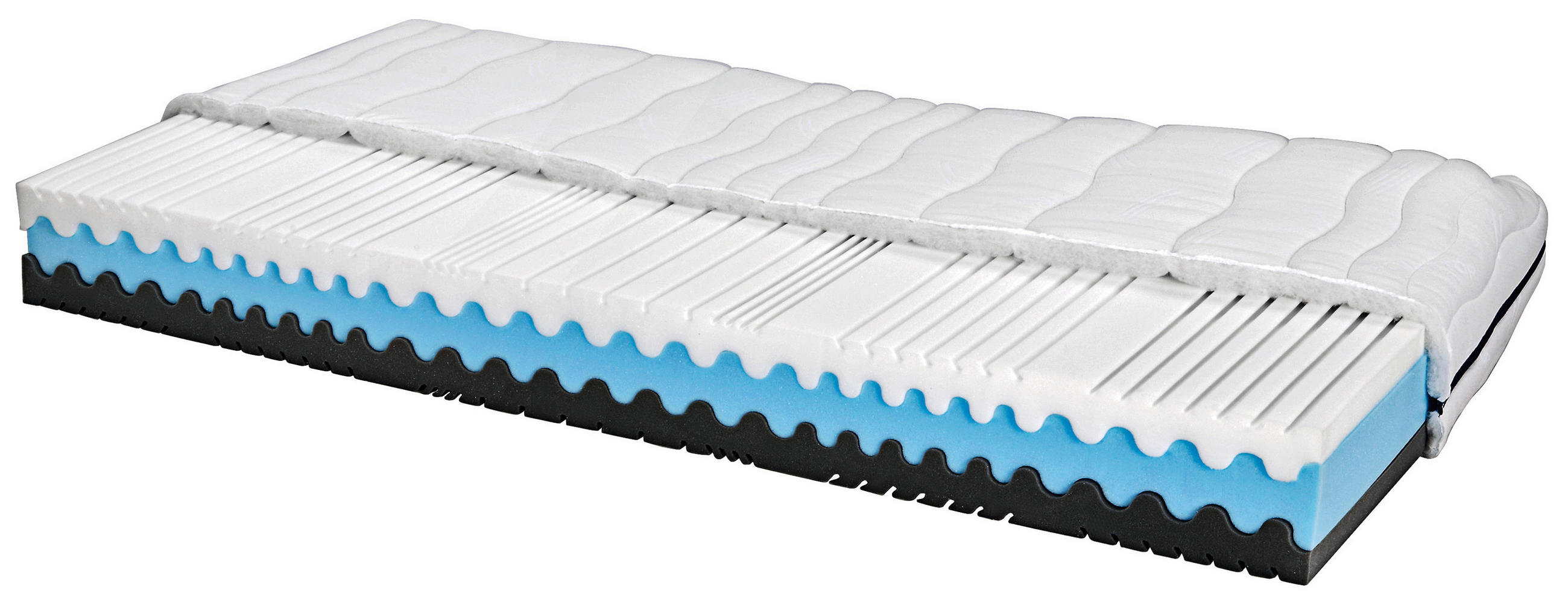 WENDEMATRATZE H2+H3 - Weiß, Basics (90/200cm) - Livetastic