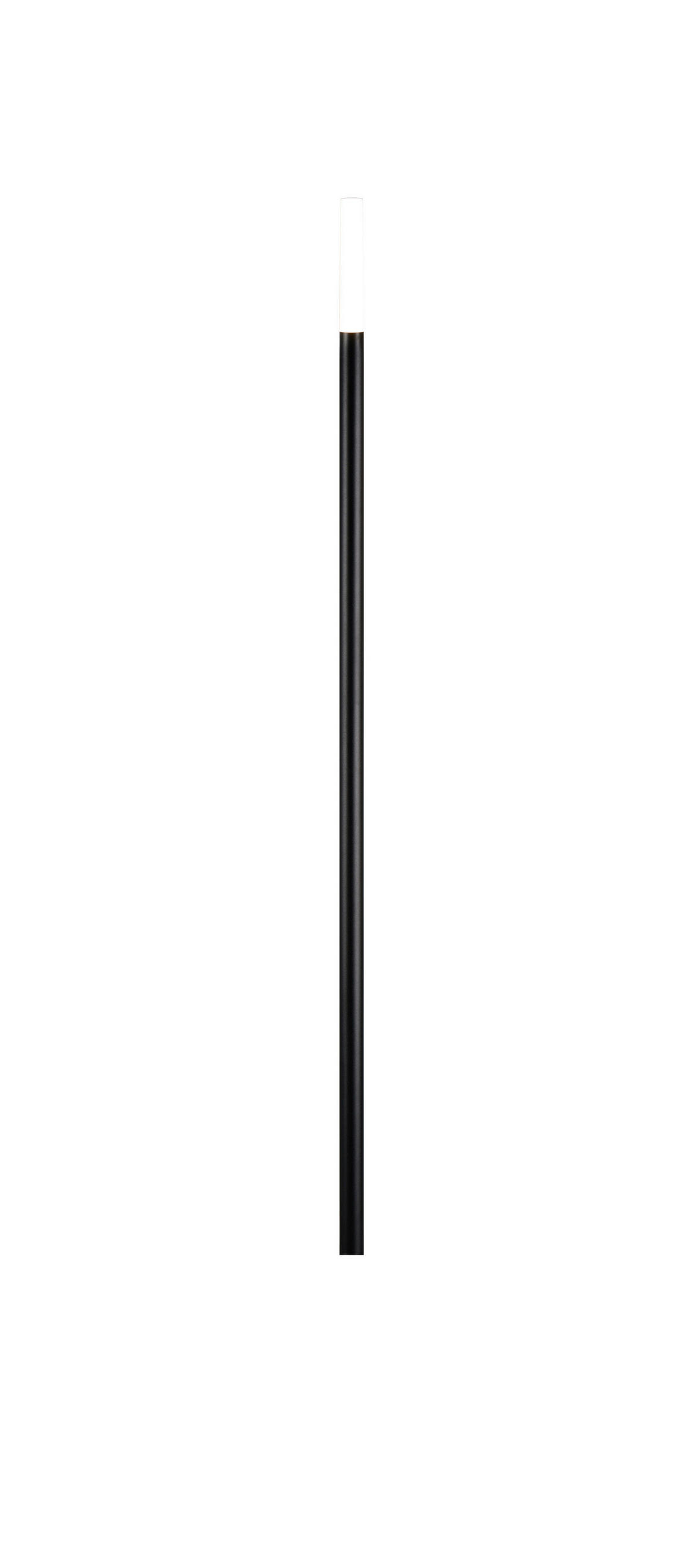 STEHLEUCHTE Stick 2.2/95 cm  - Schwarz, Design, Metall (2.2/95cm)