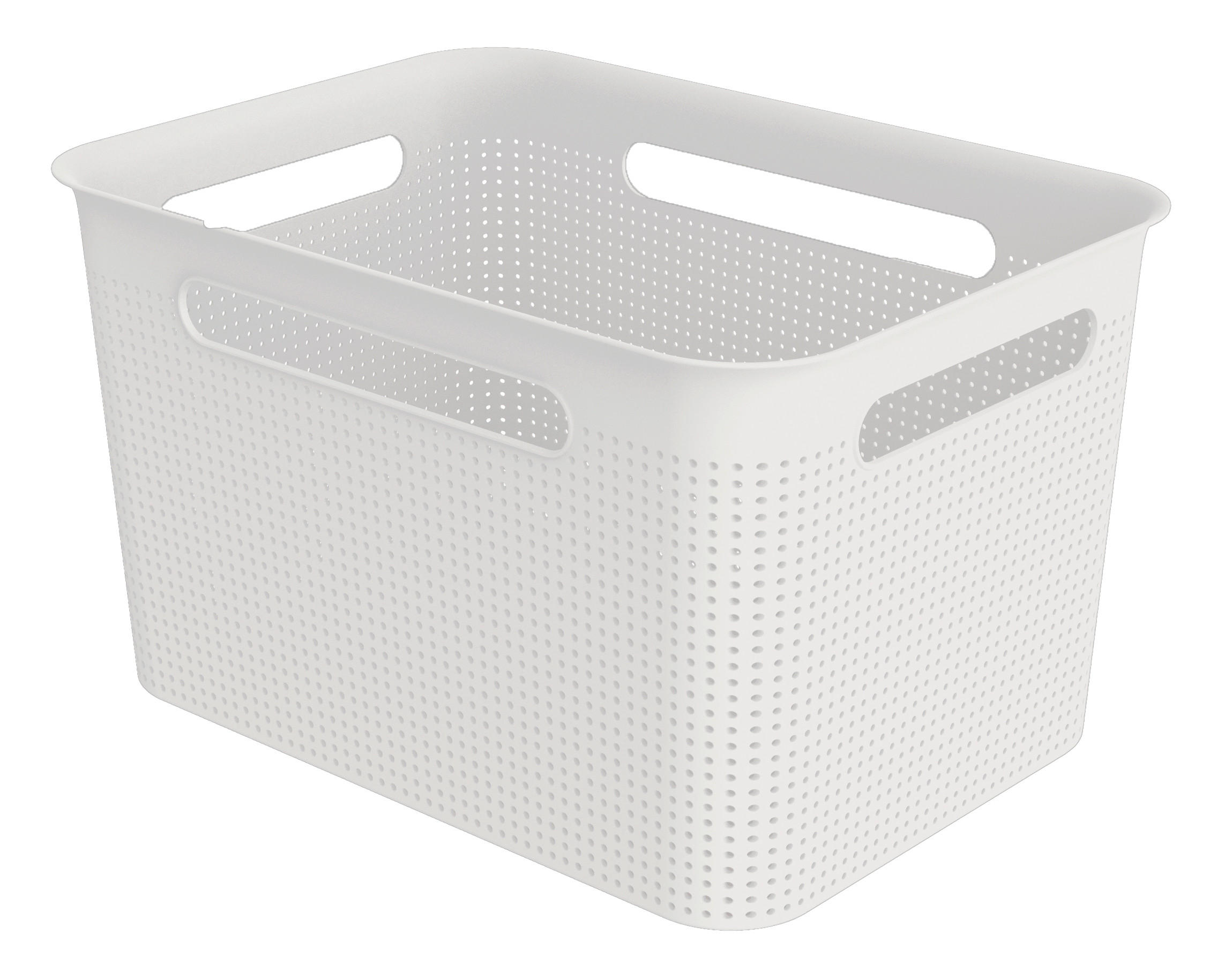 BOX, plast - bílá, Konvenční, plast (36/26,2/21,1cm) - Rotho