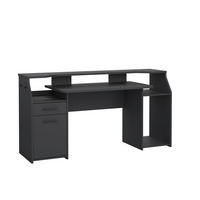 GAMINGTISCH 171/48/89,2 cm  in Grau  - Schwarz/Grau, Modern, Holzwerkstoff/Metall (171/48/89,2cm) - MID.YOU