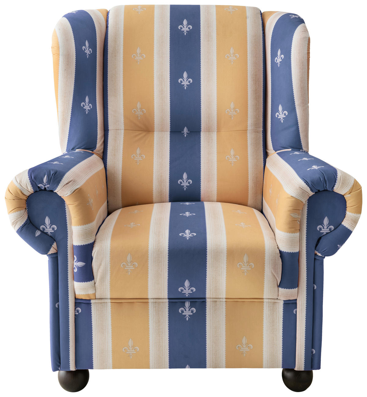 SESSELSET in Mikrofaser Blau  - Blau, Konventionell, Holz/Textil (92/102/145cm) - Livetastic