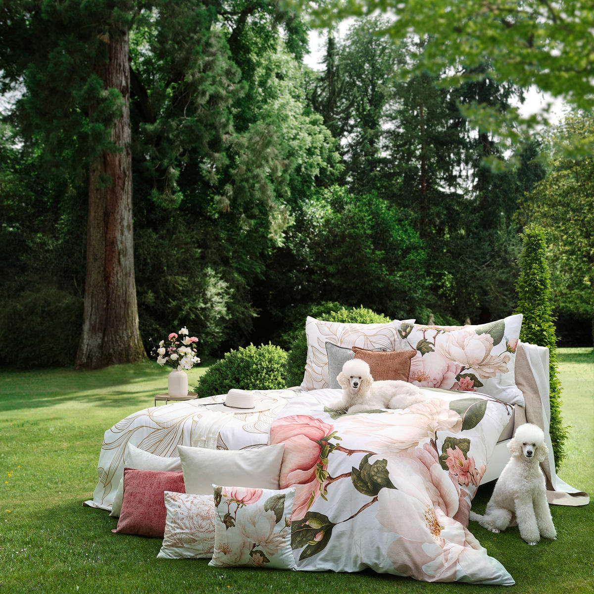 POSTELJINA SA DVA LICA CALM LIVING 140/200 cm saten višebojna  - višebojna, Konvencionalno, tekstil (140/200cm) - Esposa