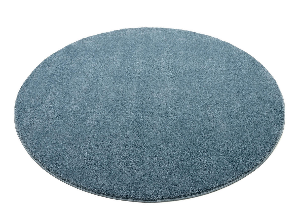 WEBTEPPICH 120 cm Blau  - Blau, Basics, Textil (120cm) - Novel
