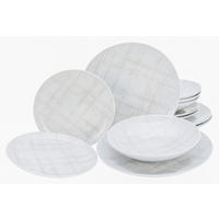 JEDÁLENSKÝ SERVIS, porcelán - viacfarebná/biela, Basics, keramika - Creatable