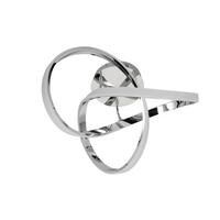 LED-DECKENLEUCHTE 55/29 cm   - Chromfarben, Design, Kunststoff/Metall (55/29cm) - Dieter Knoll