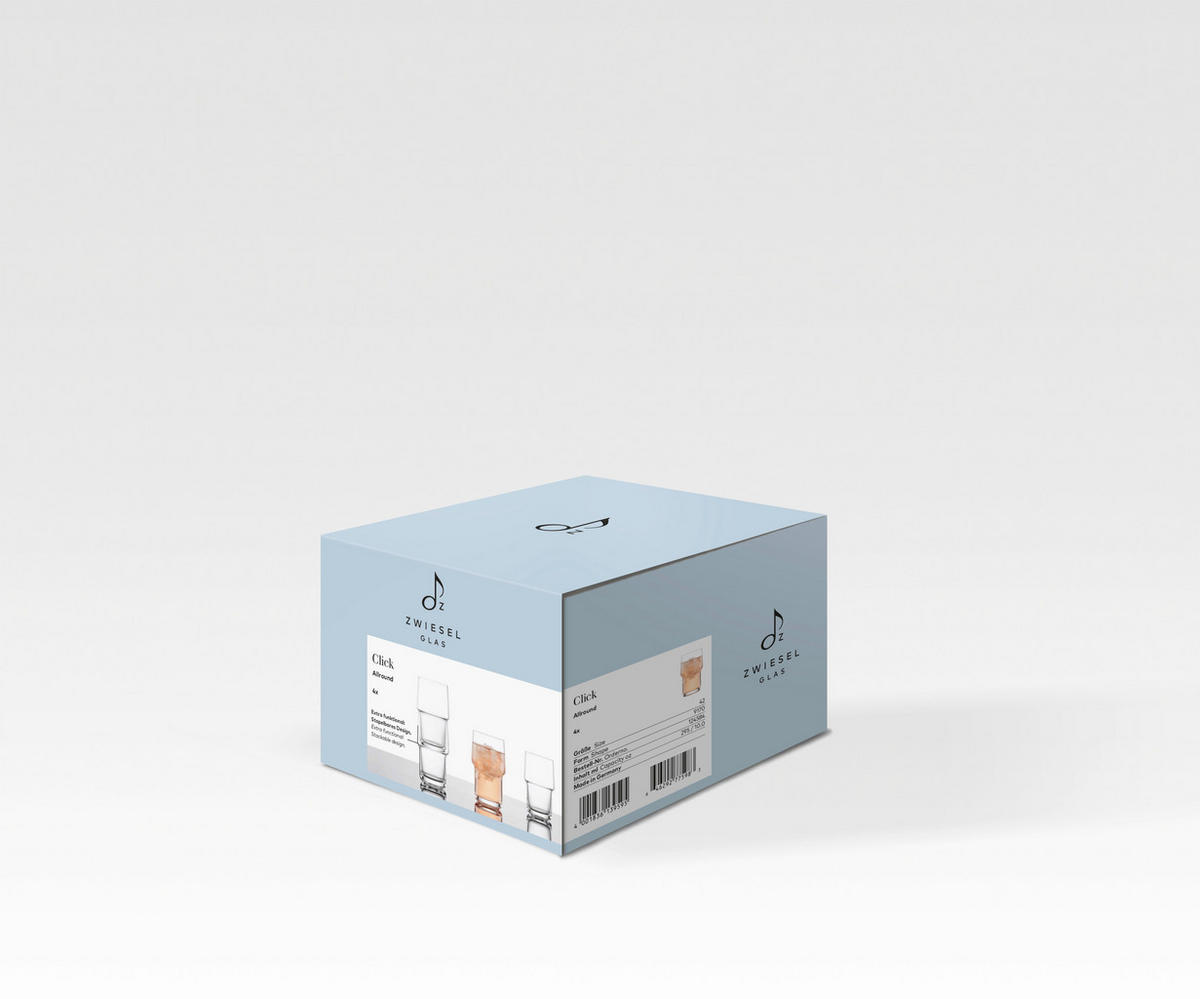 BECHER Click    - Transparent, Basics, Glas (7,1/11,0cm) - Zwiesel Glas