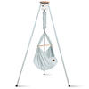 FEDERWIEGE BIO GREYAIR   - Hellgrau/Weiß, Basics, Kunststoff/Textil (135/194/135cm) - SCHMUSEWOLKE