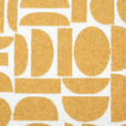 ARMLEHNSTUHL  in Eisen Jacquard  - Gelb/Schwarz, Design, Textil/Metall (59/89,5/63cm) - Novel