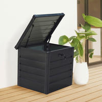 KISSENBOX 69/61/63 cm  - Anthrazit, Basics, Metall (69/61/63cm)