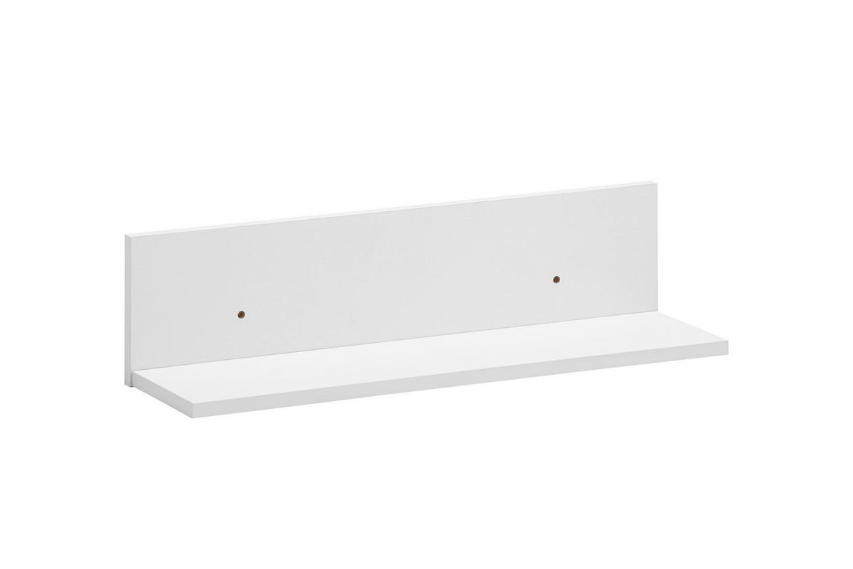 WANDBOARD in 60/15,7/17,3 cm Weiß  - Weiß, MODERN, Holzwerkstoff (60/15,7/17,3cm) - Livetastic