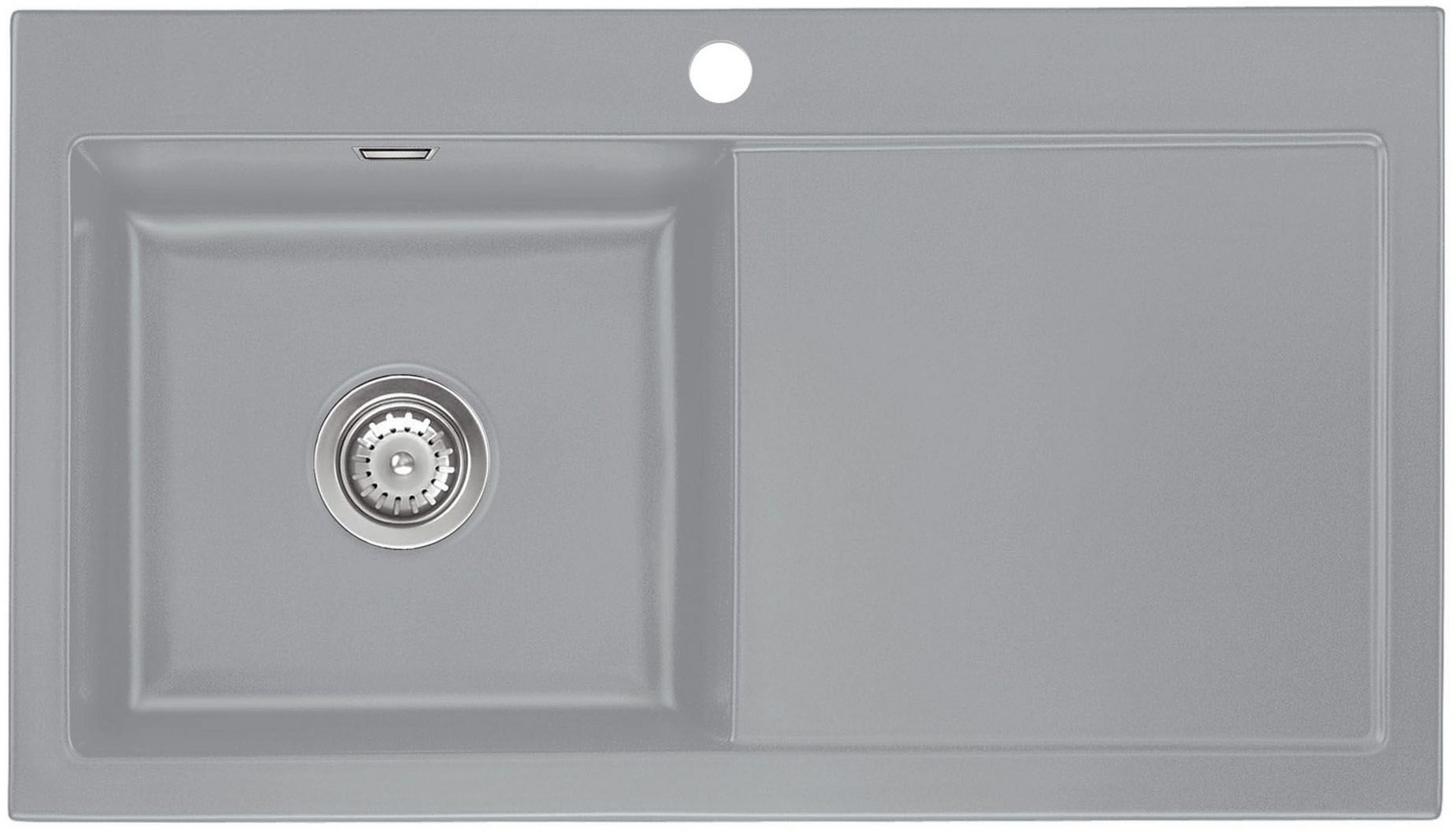 SPÜLE Mera 90 / 50750178  - Titanfarben, Basics, Keramik (90/20/51cm) - Systemceram