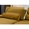 ECKSOFA in Webstoff Currygelb  - Currygelb/Schwarz, KONVENTIONELL, Textil/Metall (191/273cm) - Carryhome