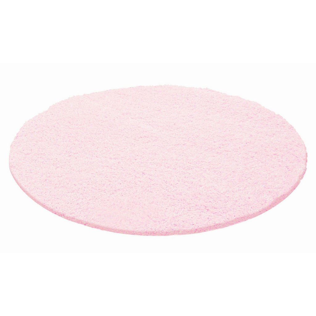 Hochflor Teppich Pink Life Rund Ø 120 cm