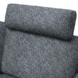 ECKSOFA  in Struktur Dunkelgrau  157/262 cm  - Dunkelgrau/Schwarz, Design, Textil/Metall (157/262cm) - Novel