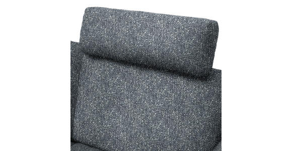 ECKSOFA  in Struktur Dunkelgrau  157/262 cm  - Dunkelgrau/Schwarz, Design, Textil/Metall (157/262cm) - Novel