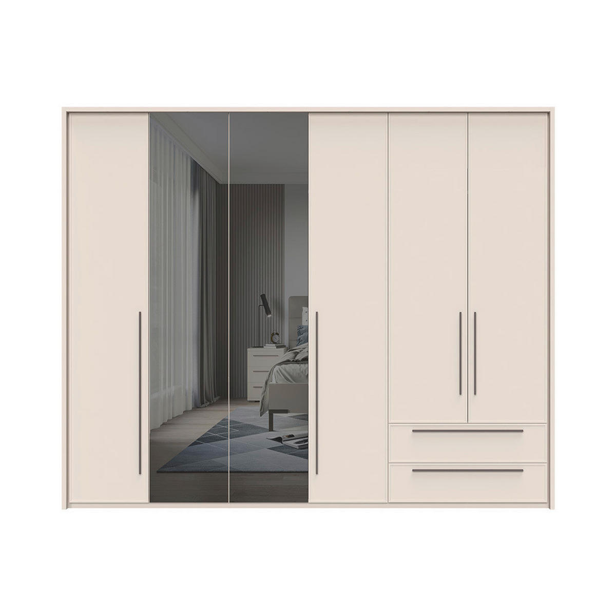 ORMAR SA KLASIČNIM VRATIMA  277/226/60 cm  - Dizajnerski, metal/pločasti materijal (277/226/60cm)