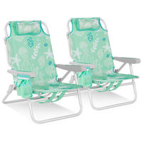 STRANDSTUHL Aluminium Alufarben, Mintgrün  - Alufarben/Mintgrün, Basics, Textil/Metall (61/62.5/83.5cm) - Modante
