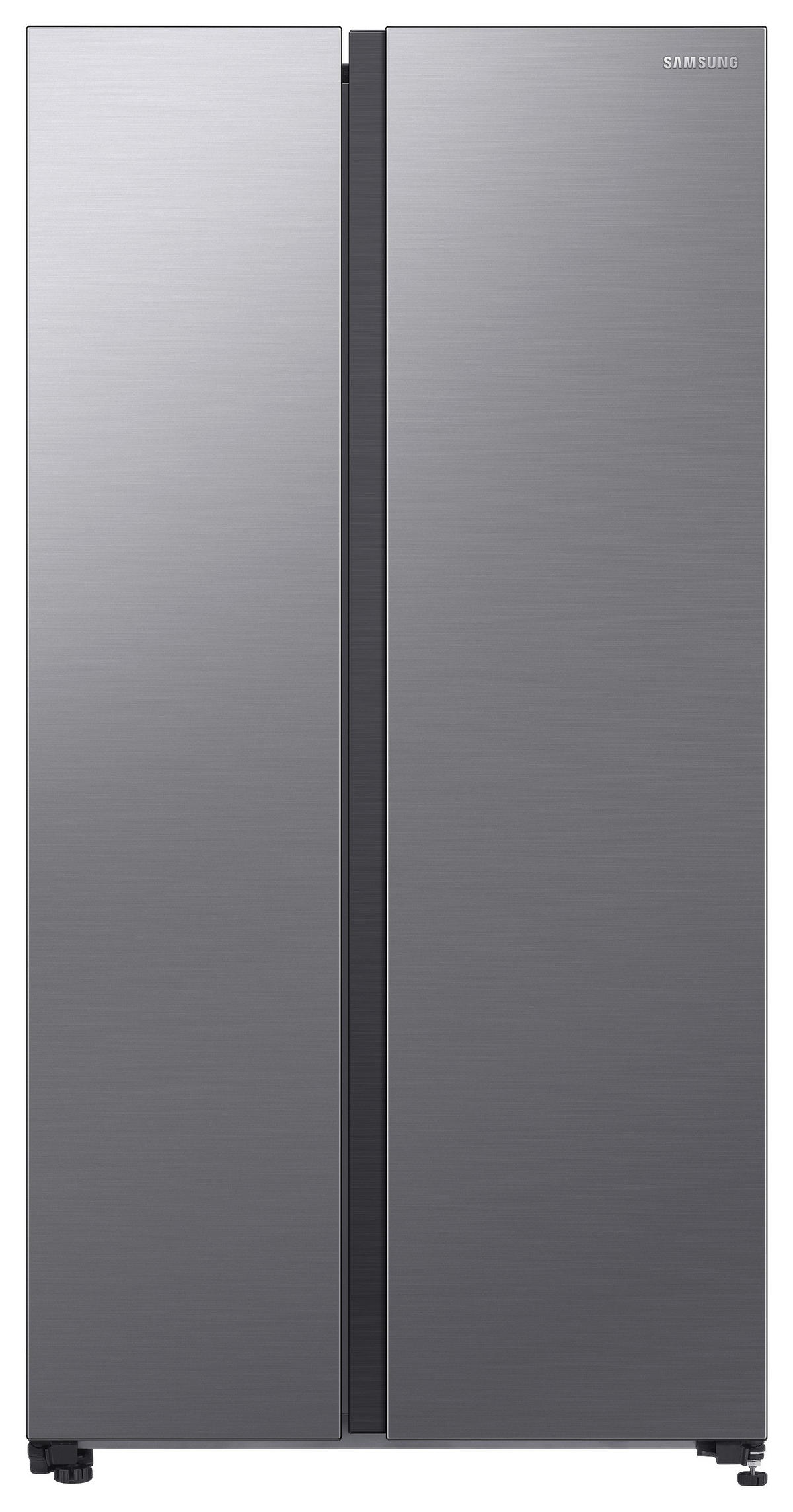 SIDE-BY-SIDE 91,2/178/71,6 cm RS62DG5003S9EF  - Silberfarben, Basics, Glas/Kunststoff (91,2/178/71,6cm) - Samsung
